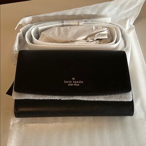 Kate Spade Black Crossbody Bag - “Perry”